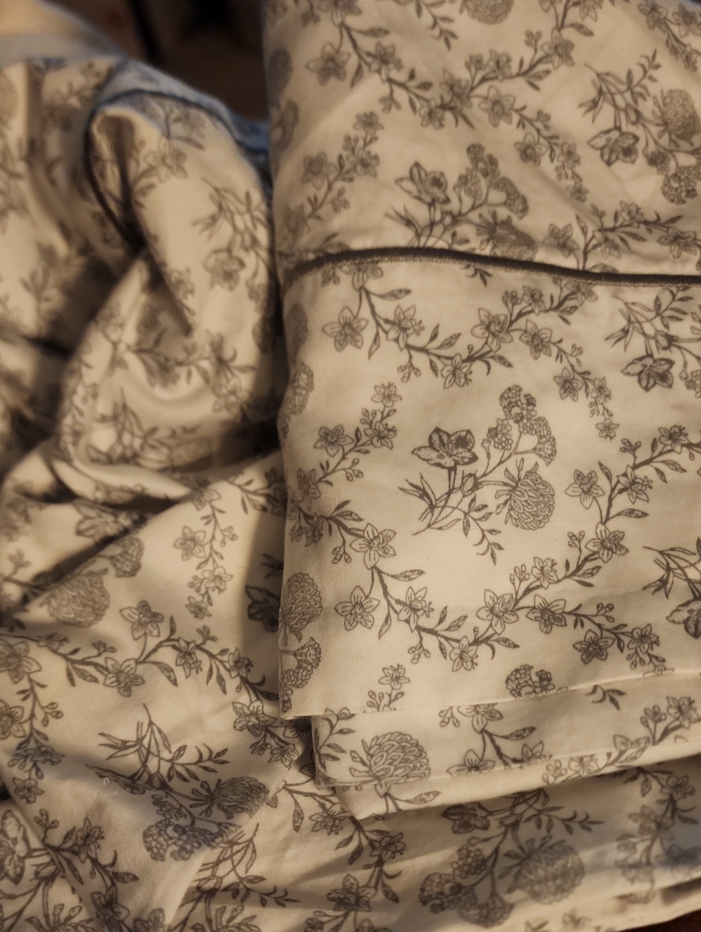 2 Toile Forest Nature Winter Northern Nights Pillowcases 300 Thread Count Full